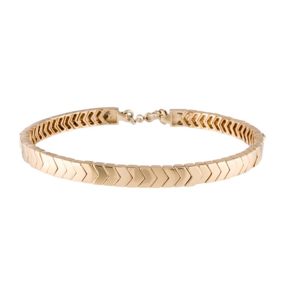 Roxanne Assoulin Gold Chevron Necklace